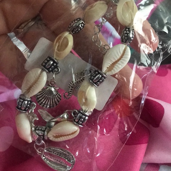 NWT Bohemian Anklets Set Handmade Anklet Bracelet - Picture 2 of 5